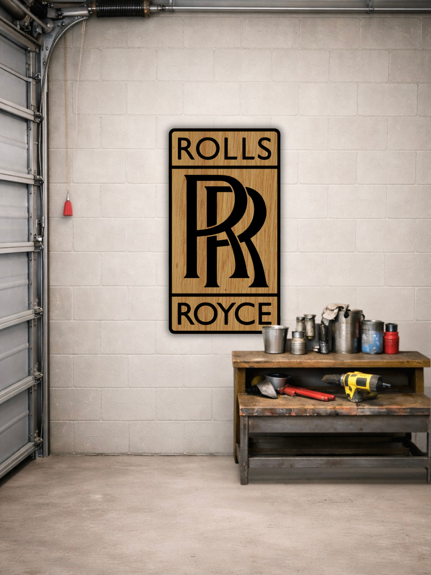 Rolls Royce Logo Metal Wall Art