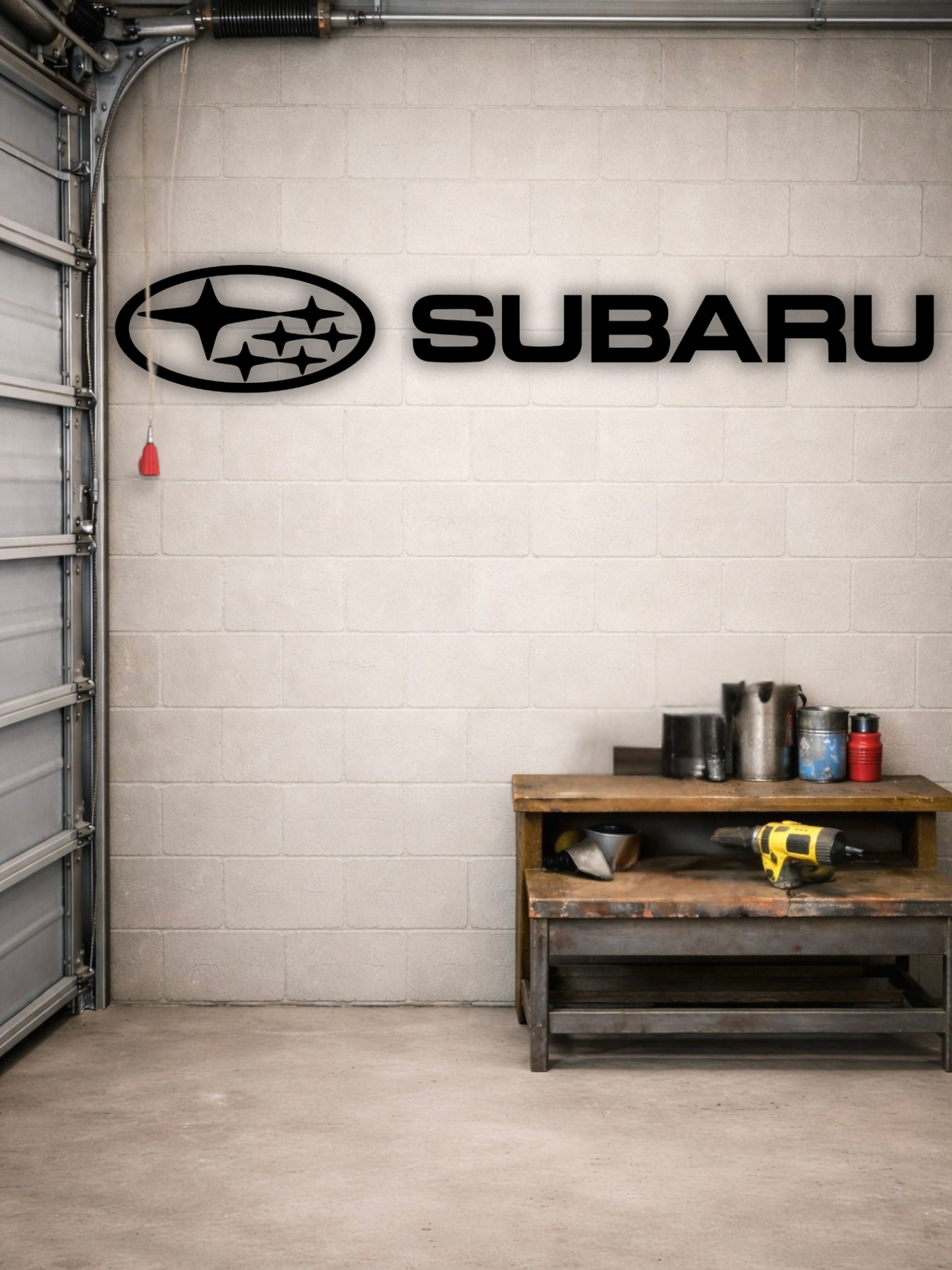 Subaru Logo Metal Wall Art