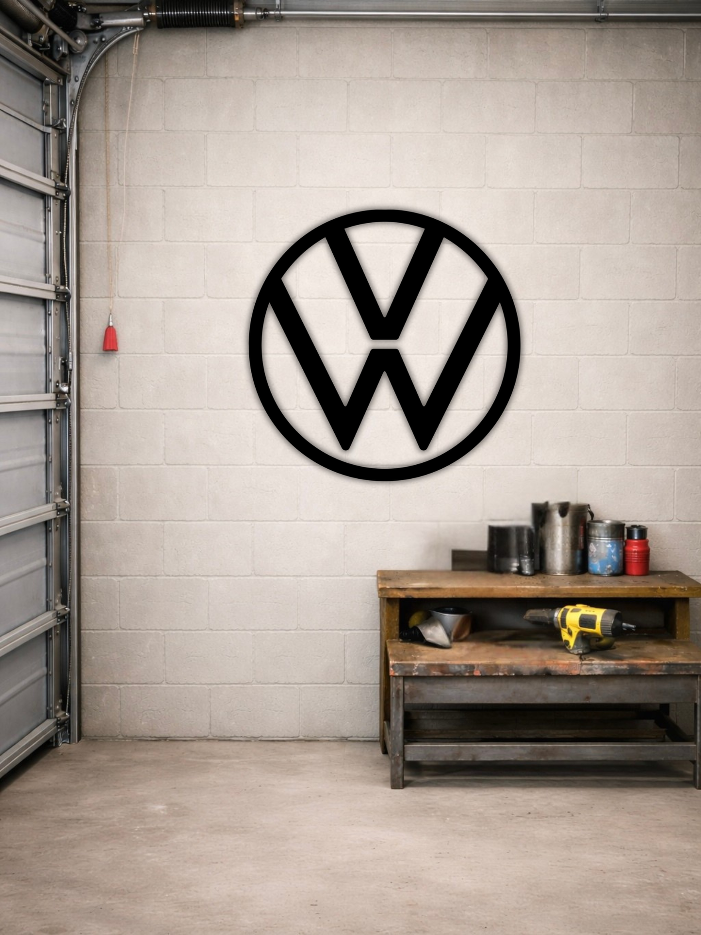 Volkswagen Logo Metal Wall Art
