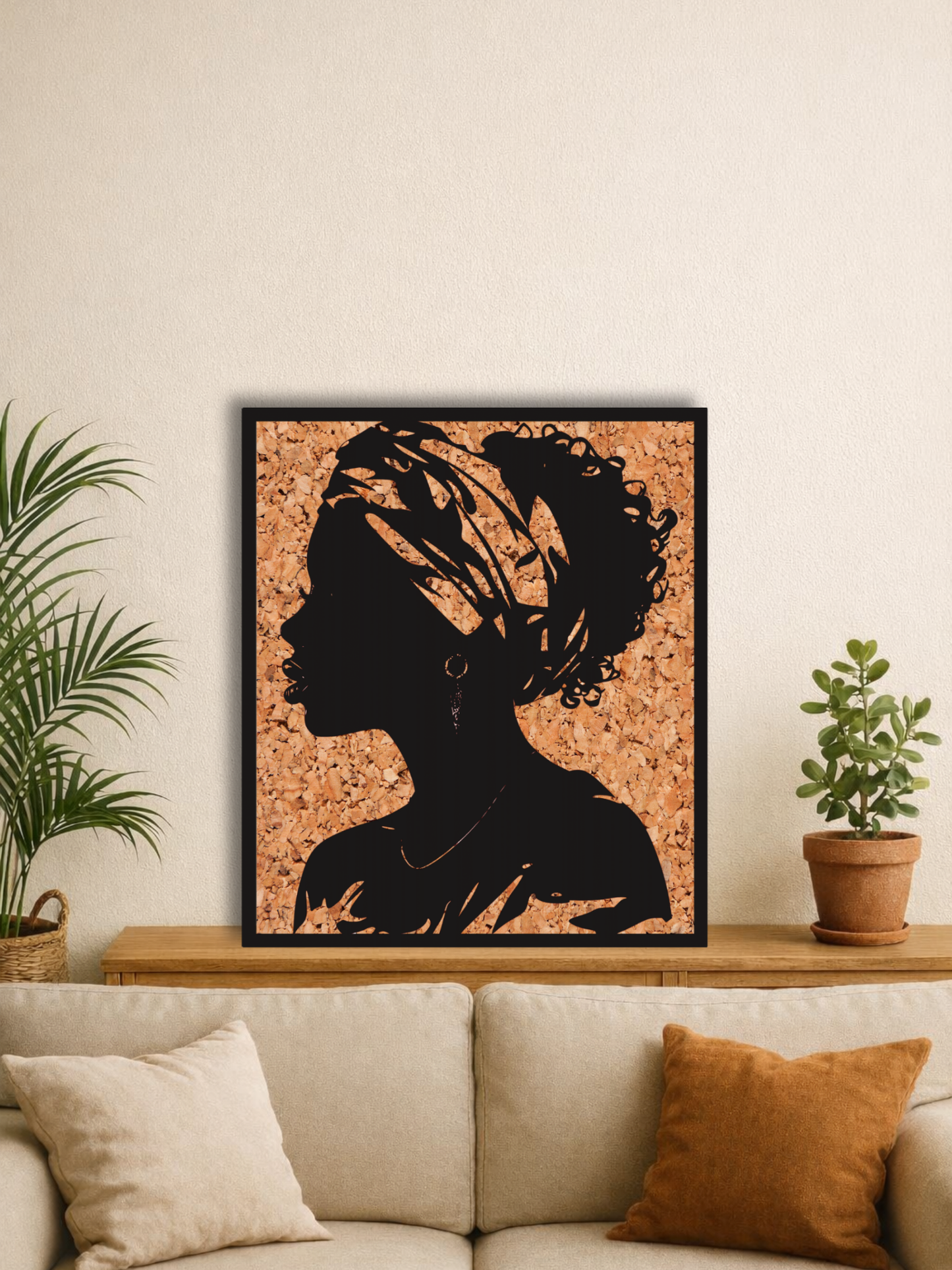 “The Profile Queen“ African Wall Art