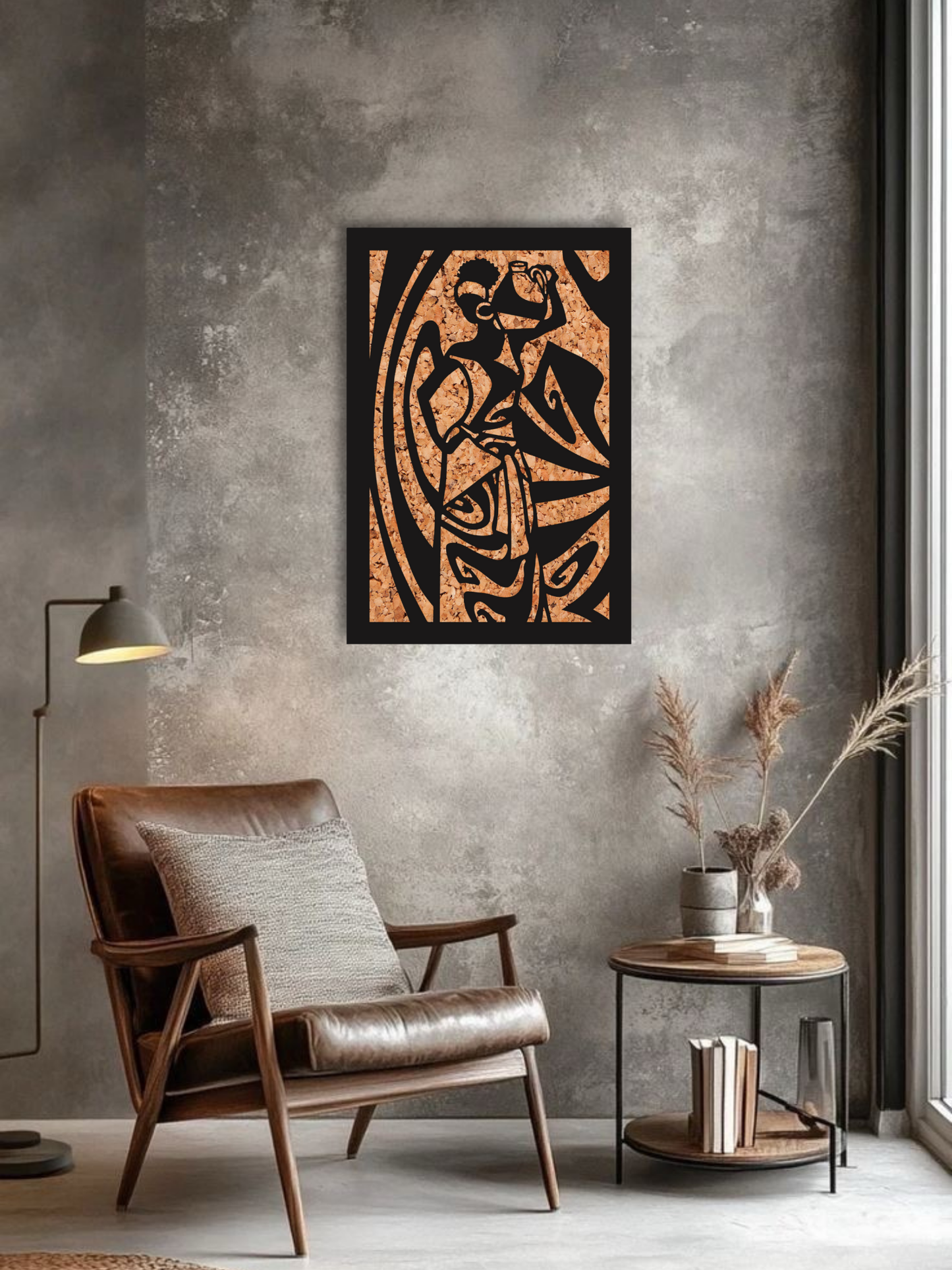 “The Turning Form” African Wall Art