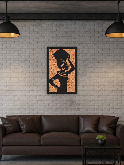 “The Bearer” African Wall Art
