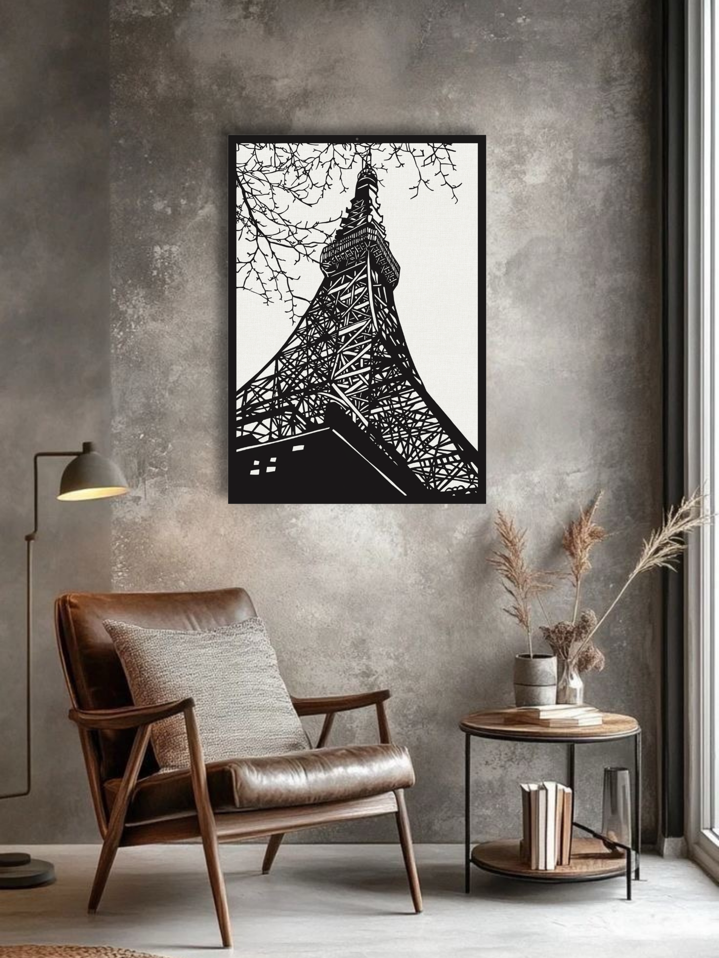 Under The Eiffel Tower Metal Wall Art