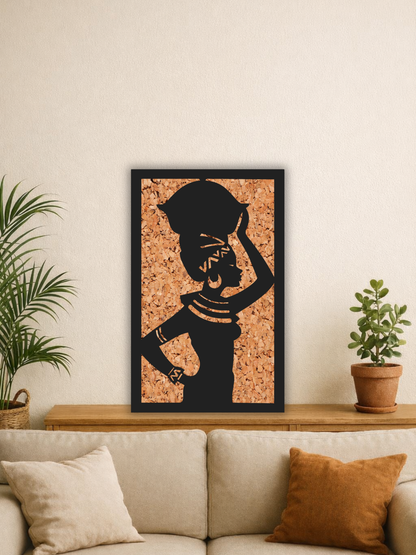 “The Bearer” African Wall Art