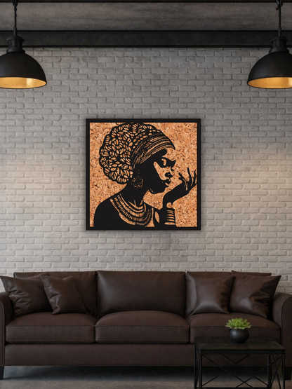 “The Whisperer” African Wall Art