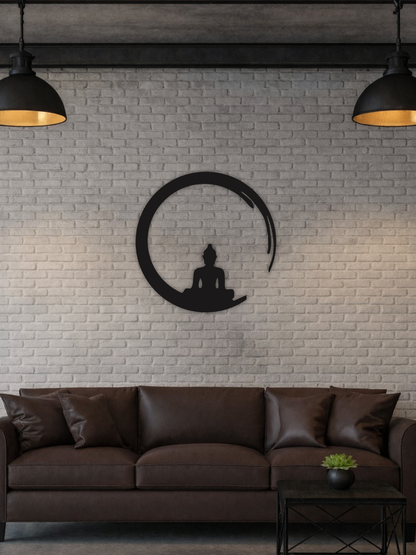 “Still Mind” Buddha Wall Art Clean Zen Aesthetic