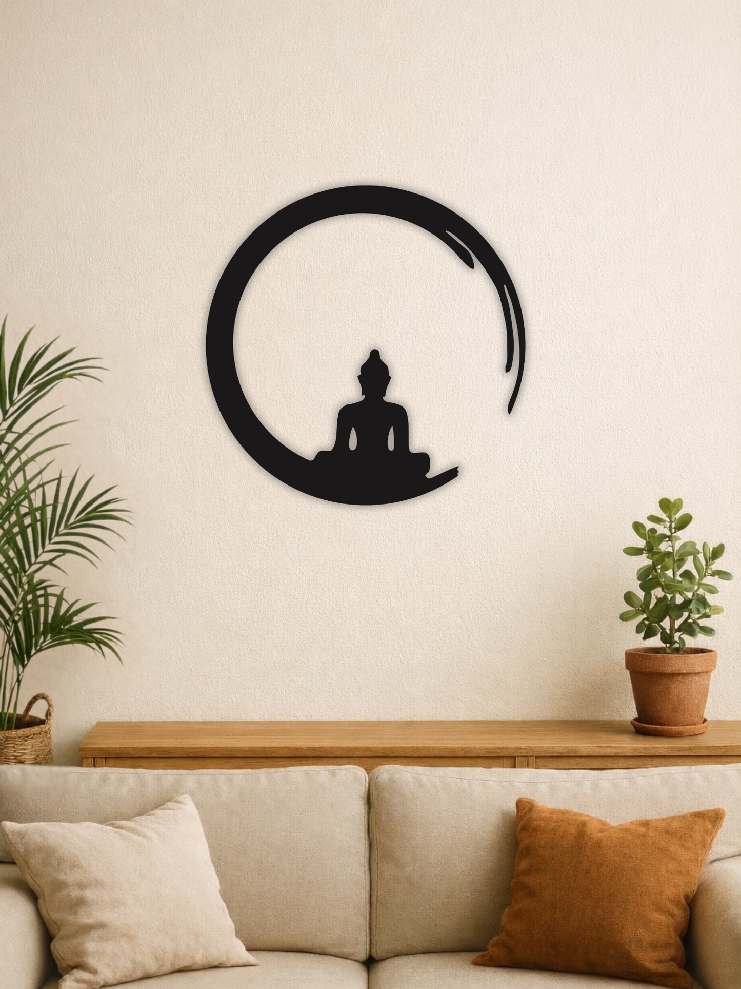 “Still Mind” Buddha Wall Art Clean Zen Aesthetic