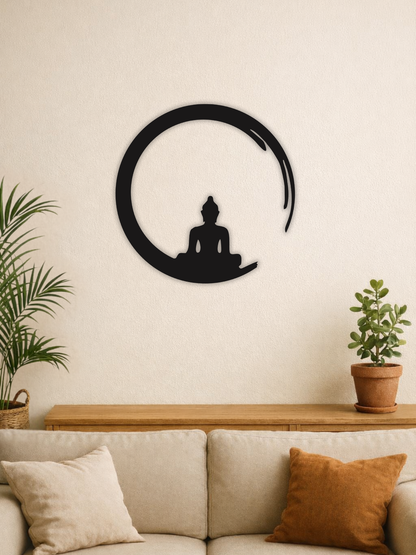 “Still Mind” Buddha Wall Art Clean Zen Aesthetic