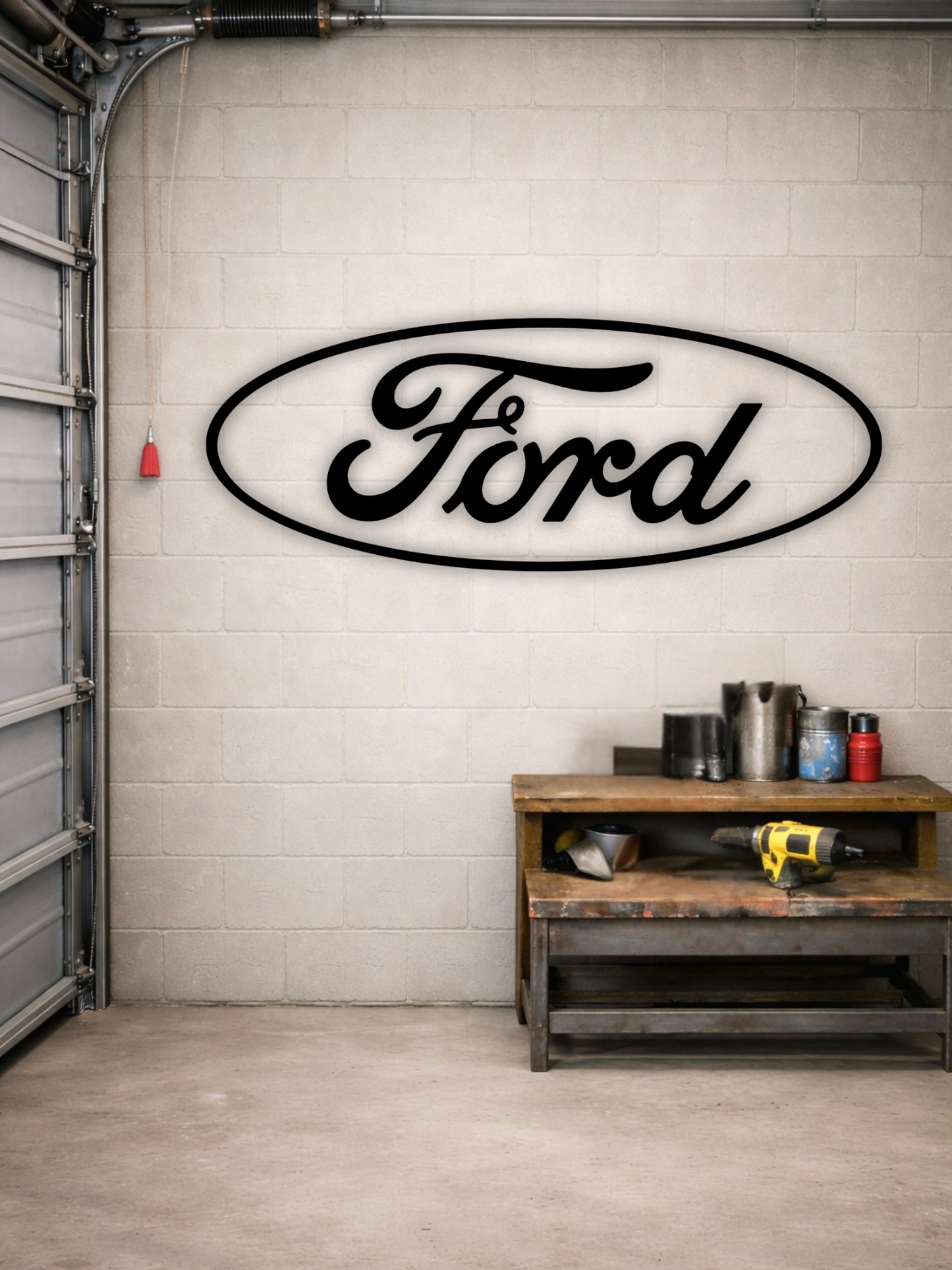 Ford Logo Metal Wall Art