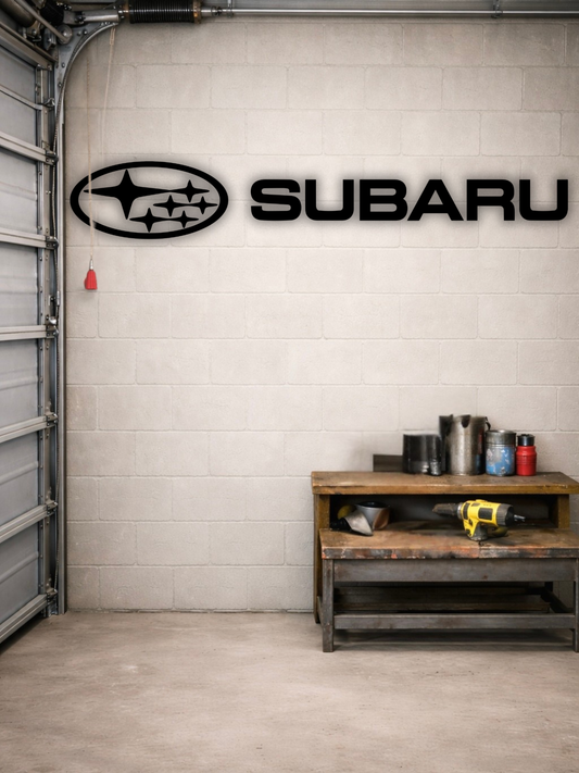 Subaru Logo Metal Wall Art