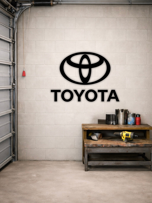 Toyota Logo Metal Wall Art