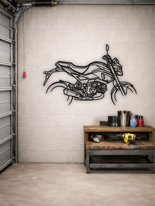 Honda Grom MSX125 Street Bike Silhouette Metal Wall Art