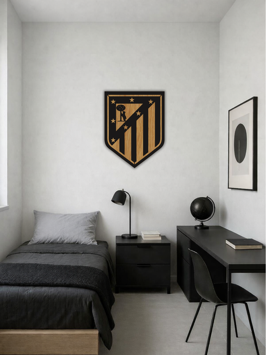 Atlético Madrid Футболна Емблема Декоративно Пано