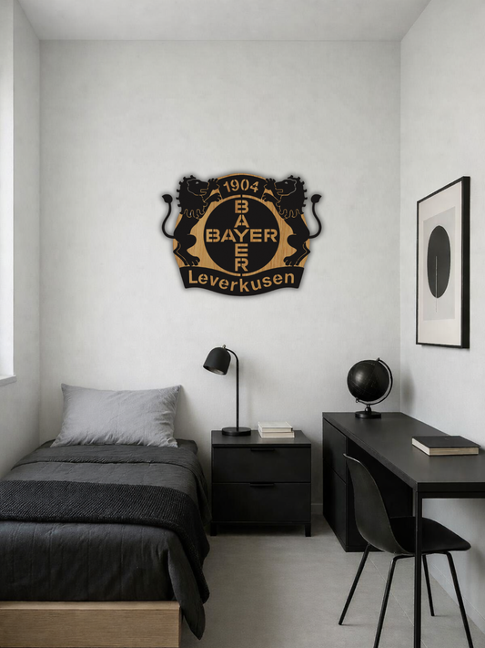 Bayer Leverkusen Футболна Емблема Декоративно Пано