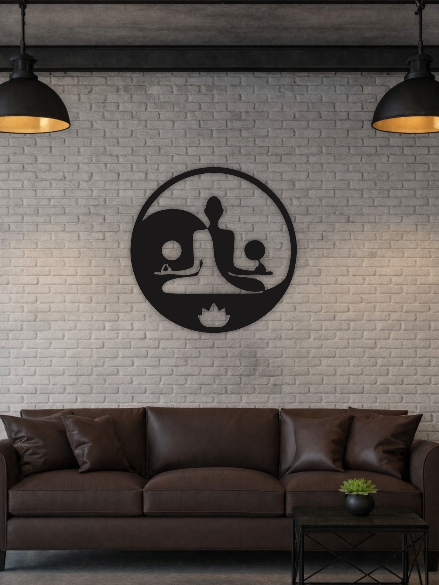 “Sacred Balance” Buddha Wall Art Clean Zen Aesthetic