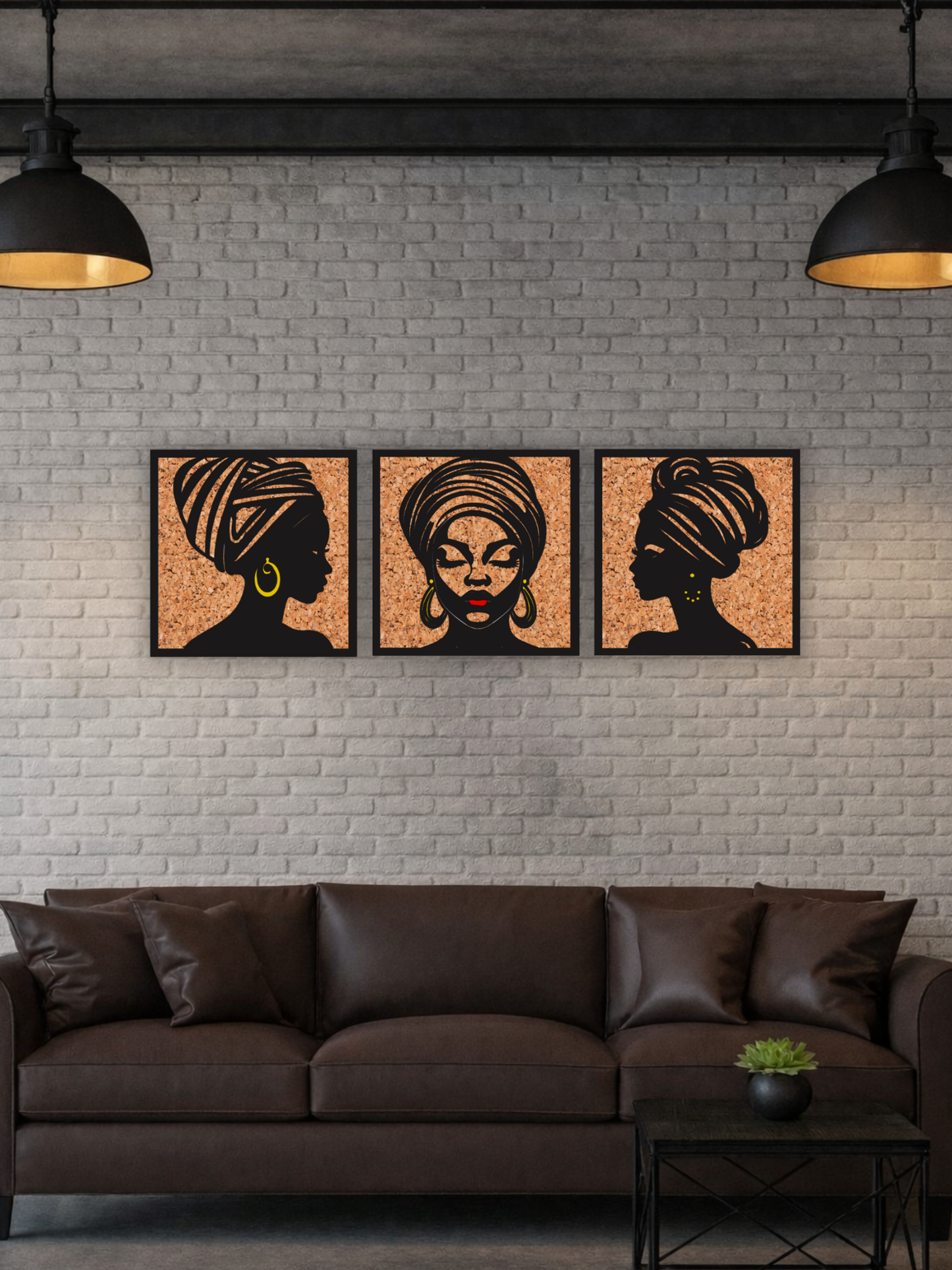 „The Unspoken Trinity“ African Wall Art