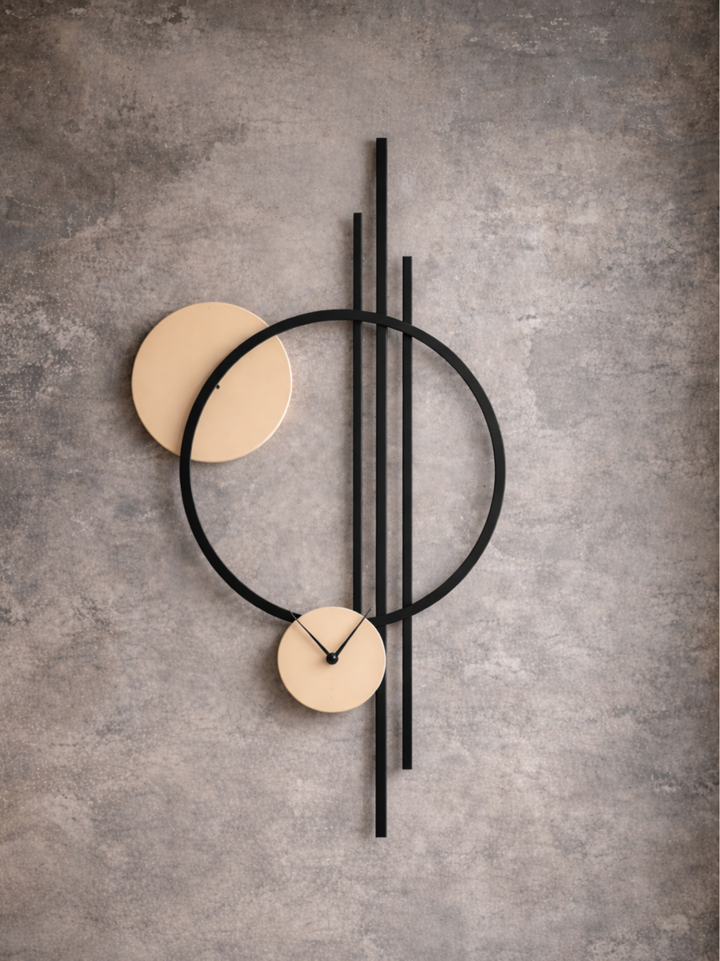 “LÚNA” Modern Metal Wall Clock
