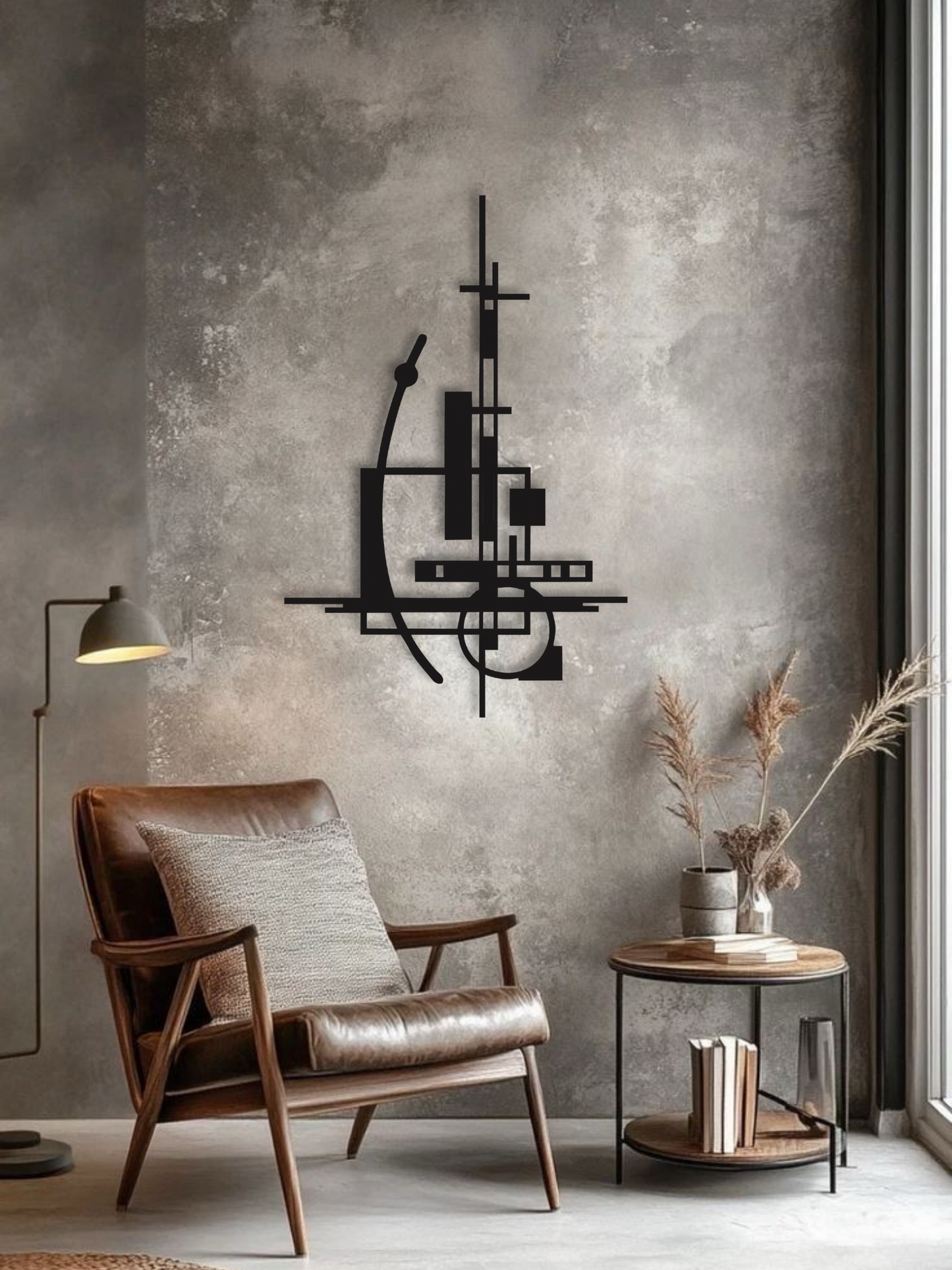 “Dubai Icon” Burj Al Arab Geometric Silhouette Metal Wall Art