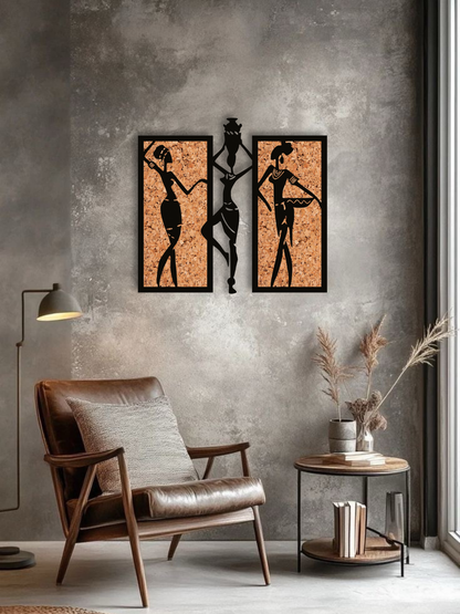 „The Rhythm Between“ African Wall Art
