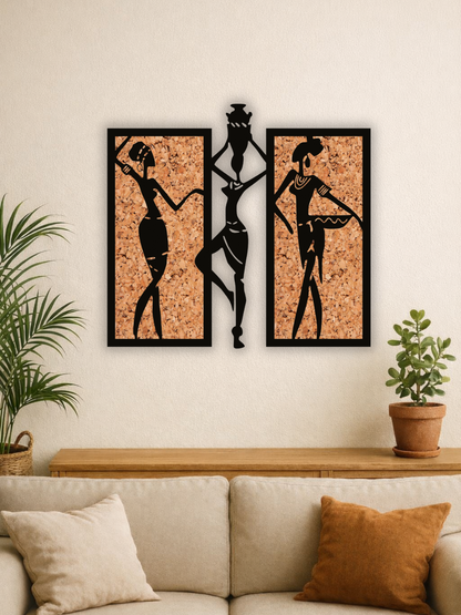 „The Rhythm Between“ African Wall Art