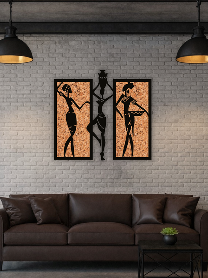 „The Rhythm Between“ African Wall Art