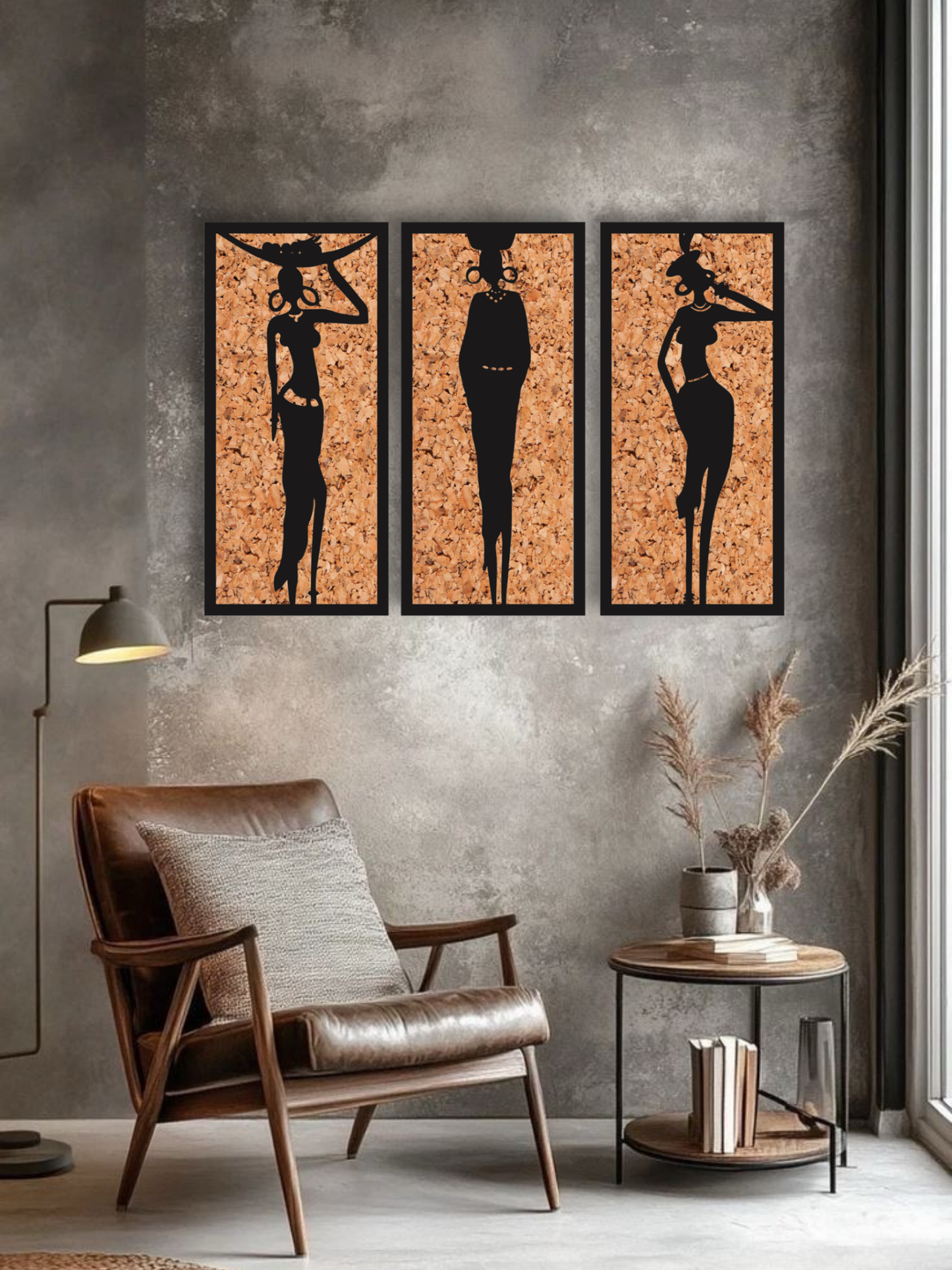 „The Rule of Three“ African Wall Art