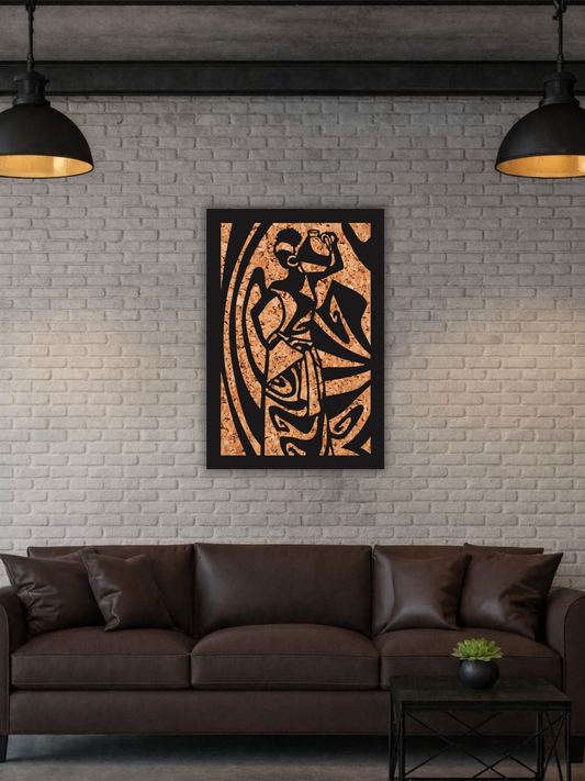 “The Turning Form” African Wall Art