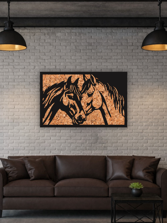 “Parallel Strength” Horses Wall Art