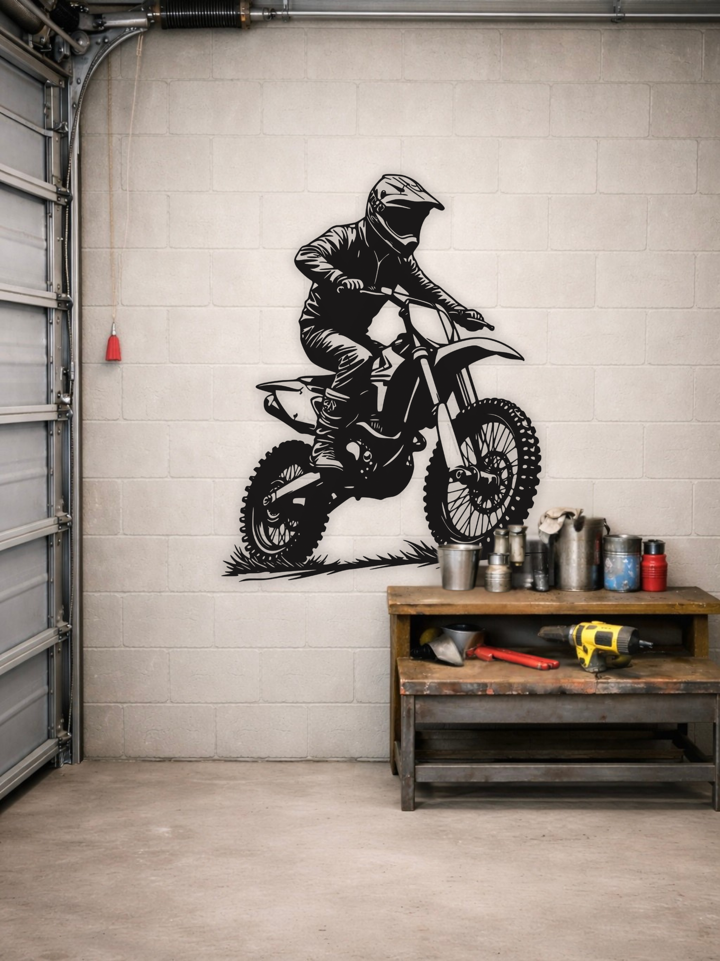 “Full Control” - Motocross Metal Wall Art