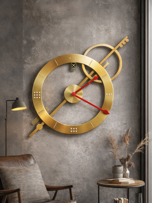 “ORBITA” Modern Metal Wall Clock