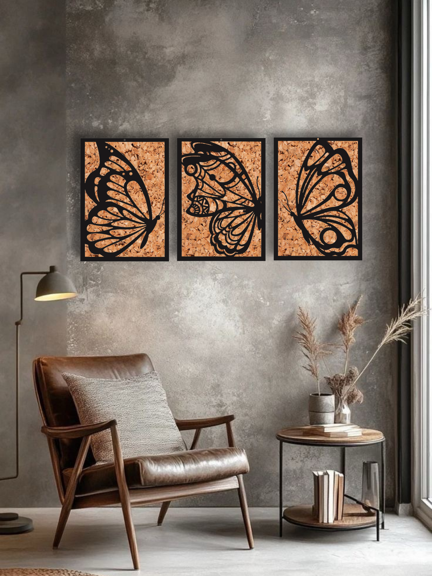 “Metamorphosis in Three” Butterfly Wall Art
