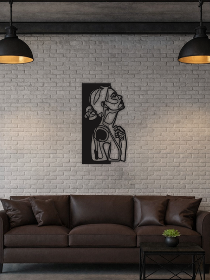 “Awakened” Abstract Female Wall Art