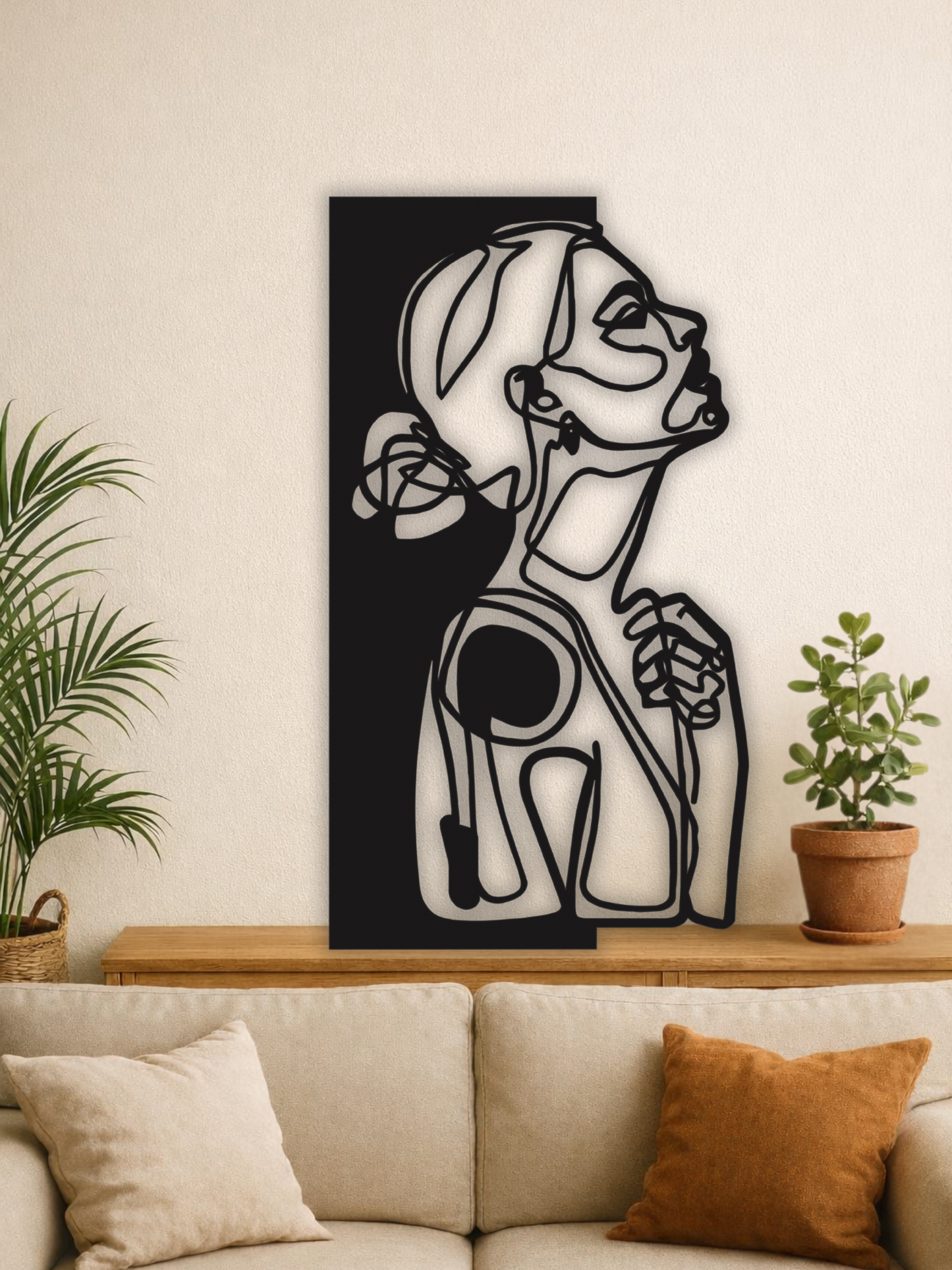 “Awakened” Abstract Female Wall Art