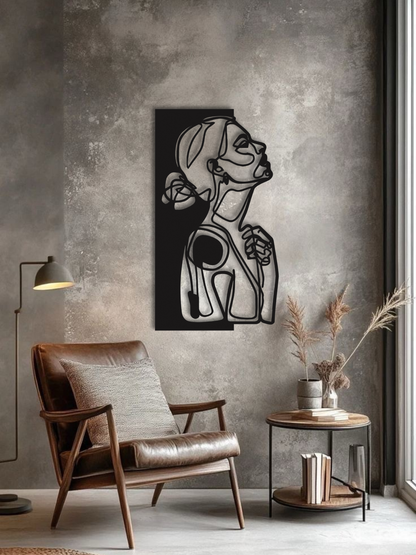 “Awakened” Abstract Female Wall Art