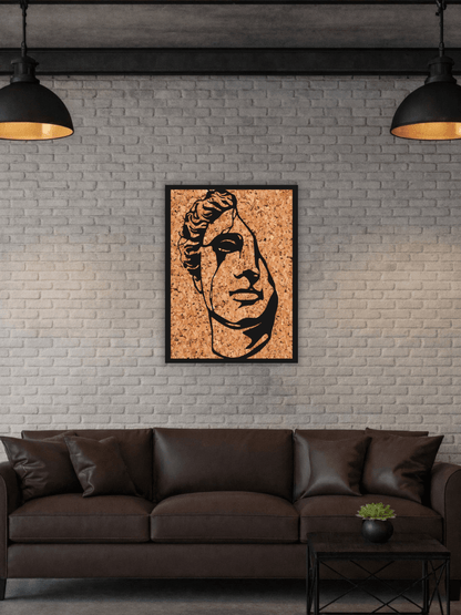 Alexander the Great Portrait Декоративно Пано за Стена - Deco Cut | Луксозен Метален Декор
