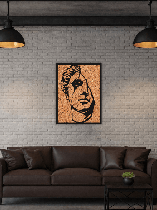 Alexander the Great Portrait Декоративно Пано за Стена - Deco Cut | Луксозен Метален Декор