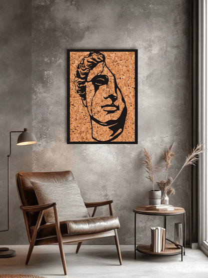 Alexander the Great Portrait Декоративно Пано за Стена - Deco Cut | Луксозен Метален Декор
