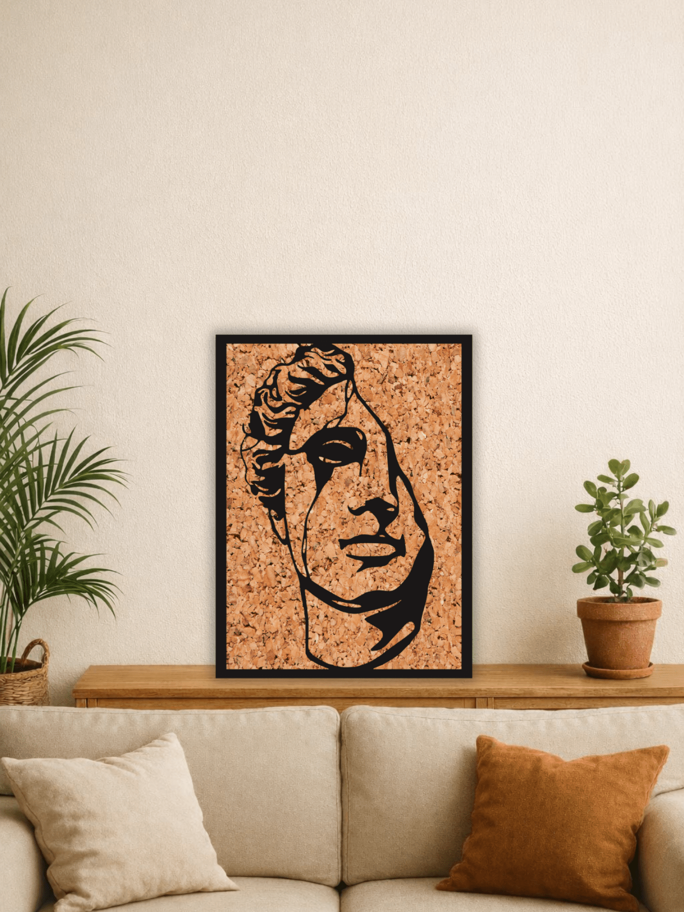 Alexander the Great Portrait Декоративно Пано за Стена - Deco Cut | Луксозен Метален Декор