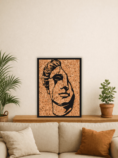 Alexander the Great Portrait Декоративно Пано за Стена - Deco Cut | Луксозен Метален Декор