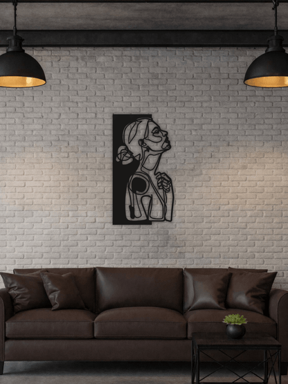 “Awakened” Абстрактно Декоративно Пано за Стена - Deco Cut | Луксозен Метален Декор