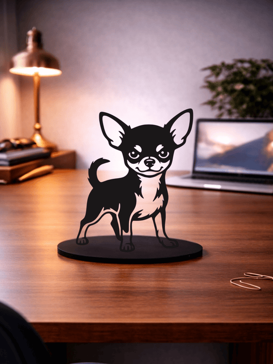 Chihuahua Метална Декорация за Бюро - Deco Cut | Луксозен Метален Декор