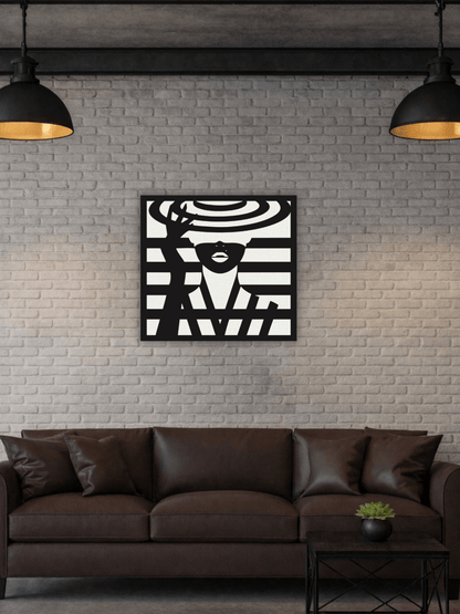 “Fashion Silence” Декоративно Пано за Стена - Deco Cut | Луксозен Метален Декор