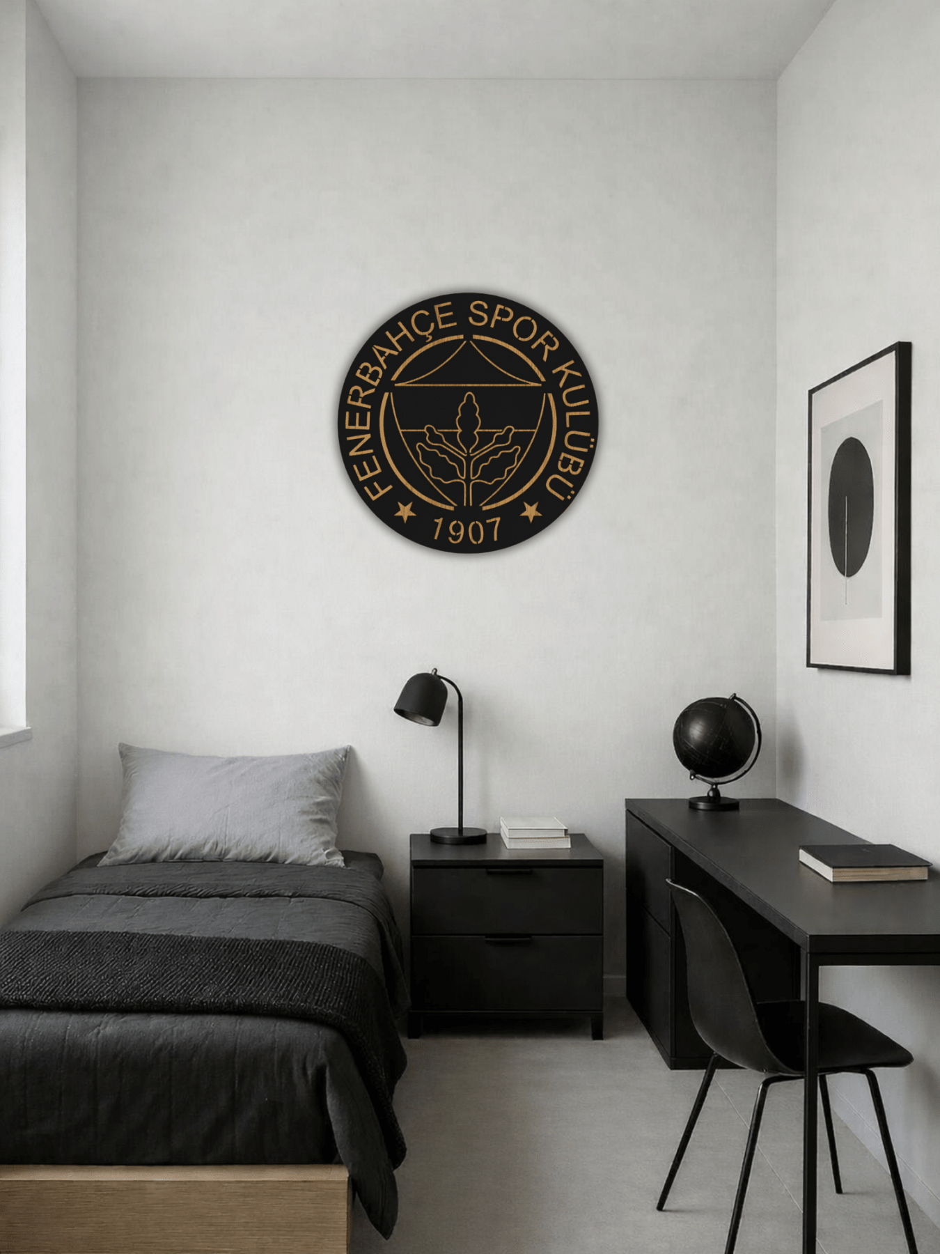 Fenerbahçe Футболна Емблема Декоративно Пано - Deco Cut | Луксозен Метален Декор