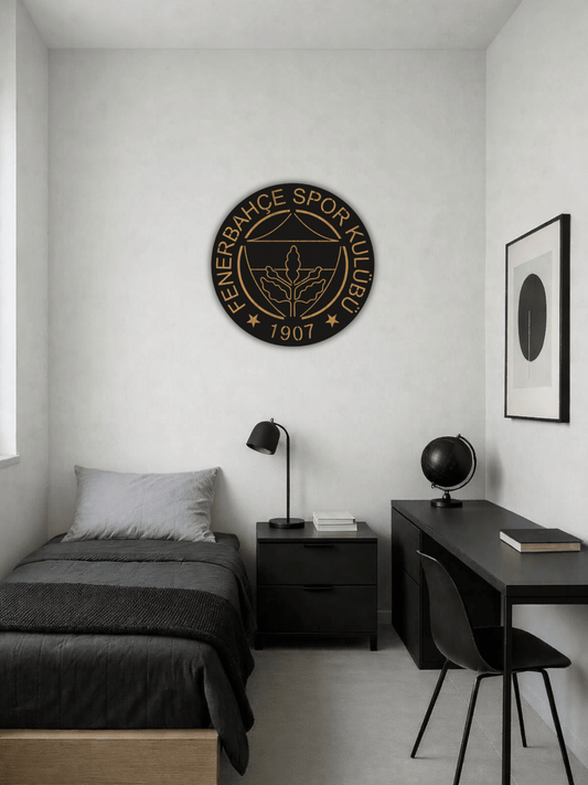Fenerbahçe Футболна Емблема Декоративно Пано - Deco Cut | Луксозен Метален Декор