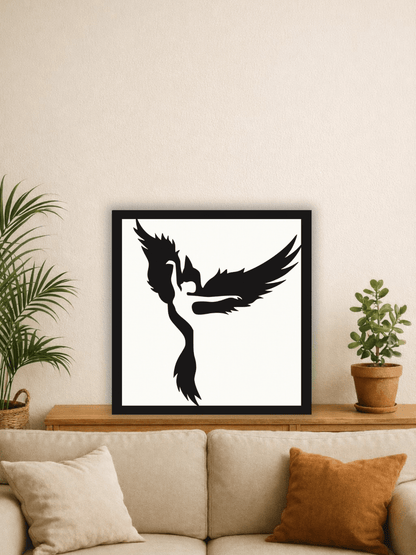 “Guardian Angel” Декоративно Пано за Стена - Deco Cut | Луксозен Метален Декор