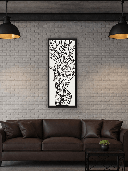 “Inner Roots” Декоративно Пано за Стена - Deco Cut | Луксозен Метален Декор