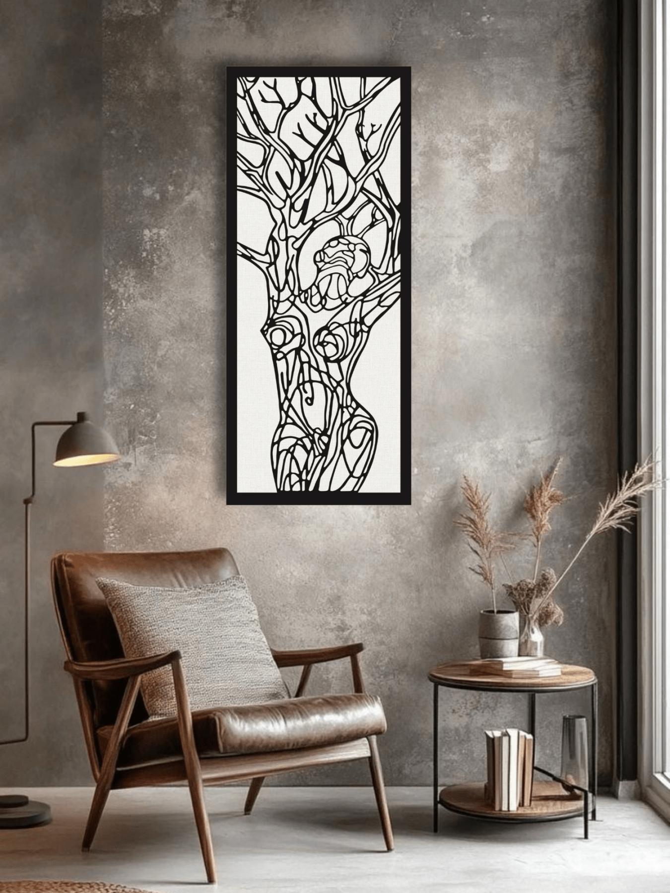 “Inner Roots” Декоративно Пано за Стена - Deco Cut | Луксозен Метален Декор