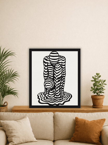 “Inner Weight” Декоративно Пано за Стена - Deco Cut | Луксозен Метален Декор