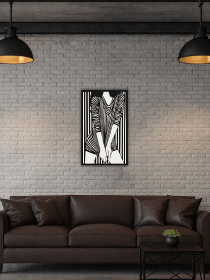 “Lines of Grace” Декоративно Пано за Стена - Deco Cut | Луксозен Метален Декор