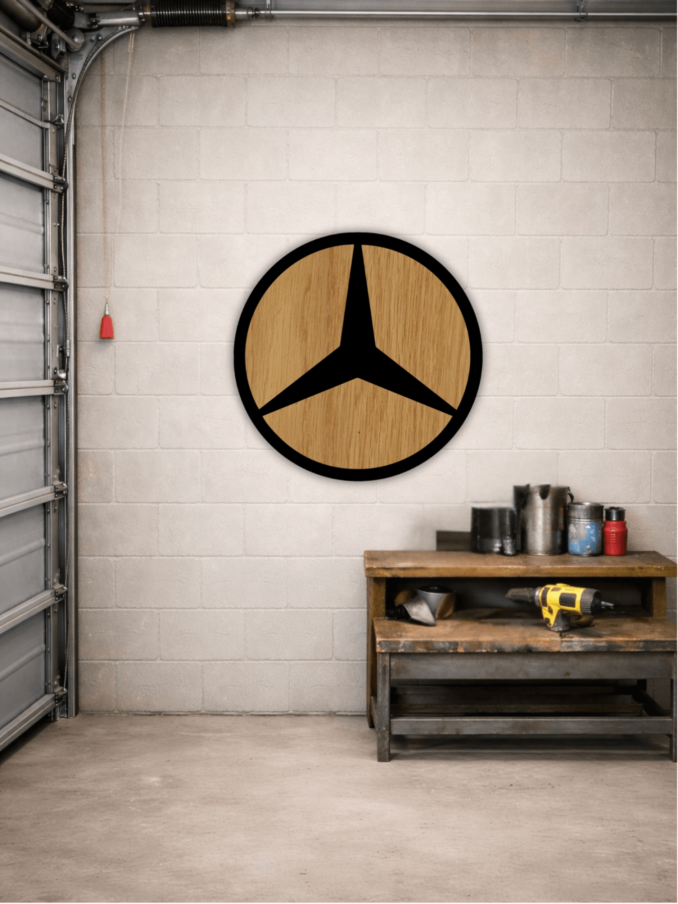 Mercedes - Benz Лого Декоративно Пано - Deco Cut | Луксозен Метален Декор